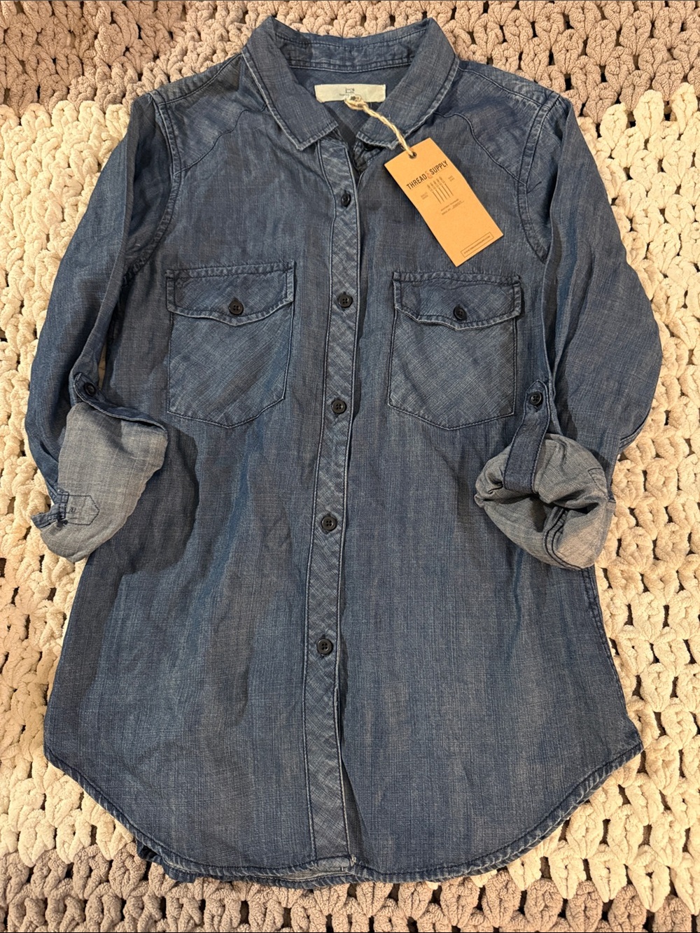 Thread & Supply Indigo Chambray Shirt